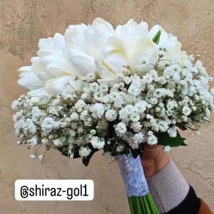 دسته گل لاله و‌عروس