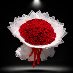دسته گل ۱۰۰ شاخه رز