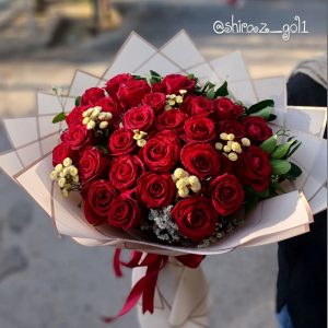دسته گل رز