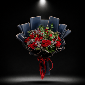 دسته گل ۲۰ شاخه رز هلندی